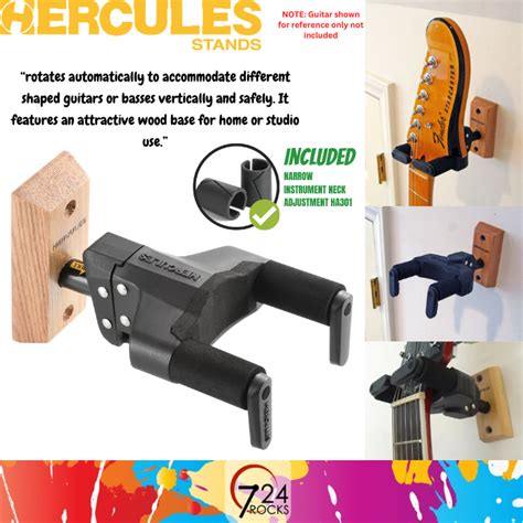 hercules gsp38wb plus metal bracket|HERCULES Stands GSP38WB PLUS AGS Guitar Wall Hanger .